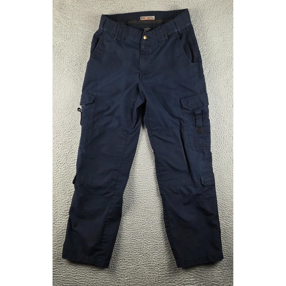 5.11 Tactical Pants Men 32x32 (30x31) Blue Military‎ Straight Fit Ripstop